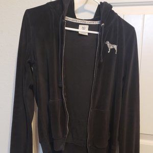 Pink Victoria's Secret Zip Up Hoodie